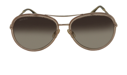 Jimmy Choo Gafas de Sol, 100&euro;, Accesorios, Rosa, Tafetán - Acetato, Vista frontal